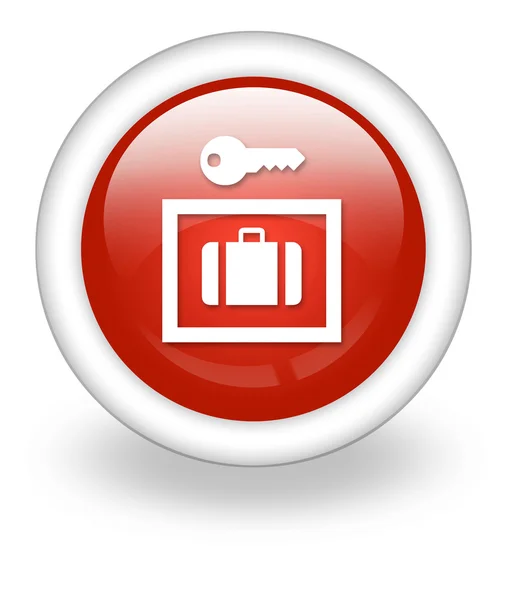 Ikon, gomb, piktogram kulcsra zárható szekrény — Stock Fotó