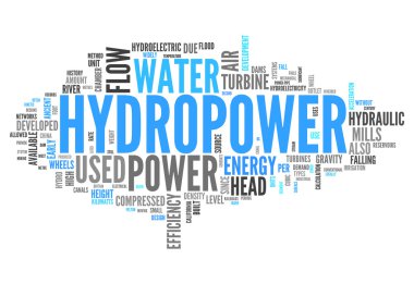 Kelime bulutu hidroelektrik