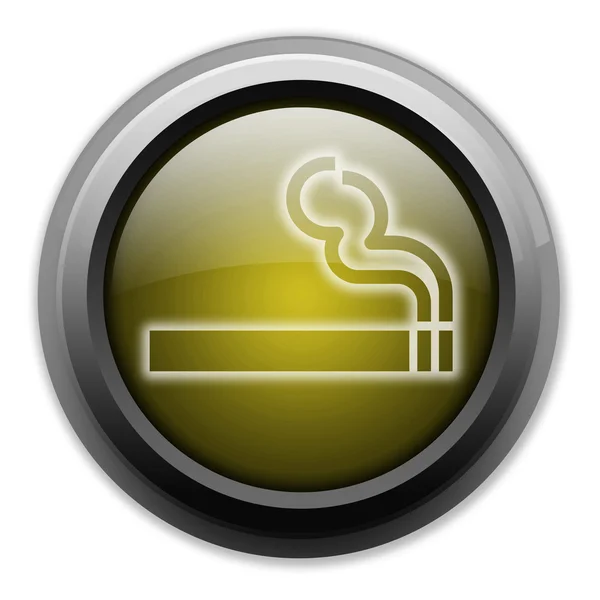 Ikony, tlačítka, piktogram pro kuřáky — Stock fotografie