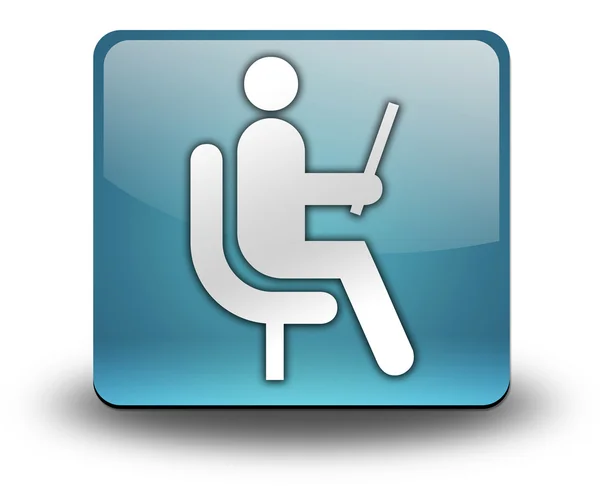 Icon, Button, Pictogram Waiting Room — Stock Photo, Image