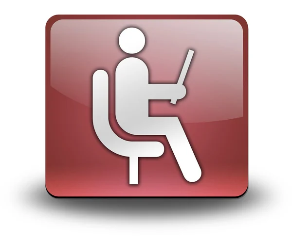 Icon, Button, Pictogram Waiting Room — Stock Photo, Image