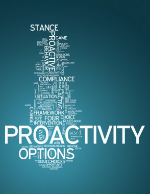 Kelime bulutu Proactivity