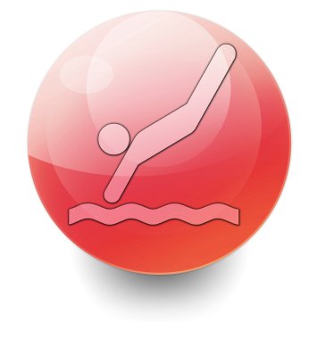 Simge, düğme, piktogram dalış