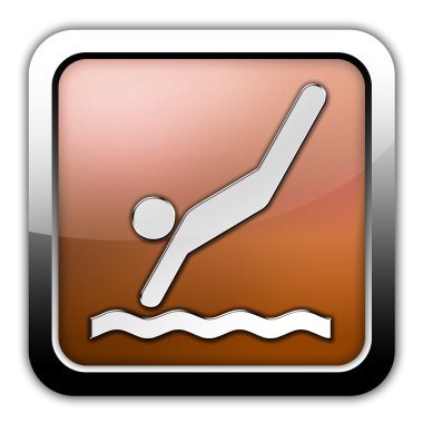 Simge, düğme, piktogram dalış