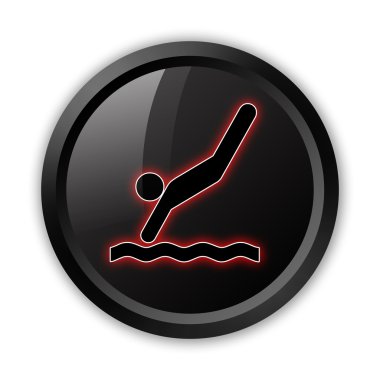 Simge, düğme, piktogram dalış