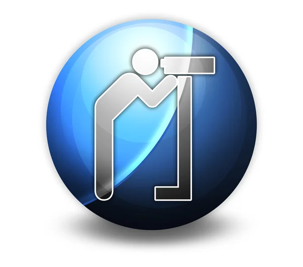 Icon, Button, Pictogram Viewing Area — Stock Photo, Image