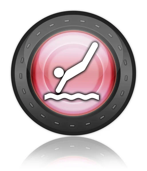 Icon, Button, Pictogram Diving — Stock Photo, Image