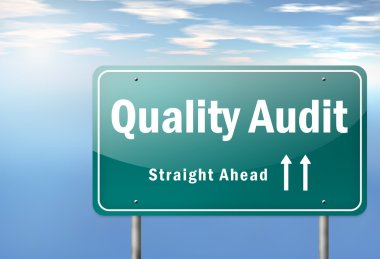 Highway Signpost Quality Audit clipart