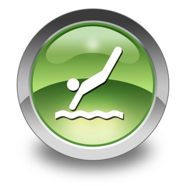 Simge, düğme, piktogram dalış