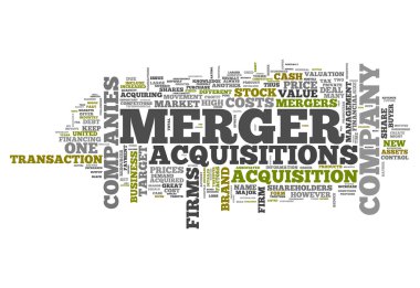 Word Cloud Merger & Acquisitions clipart