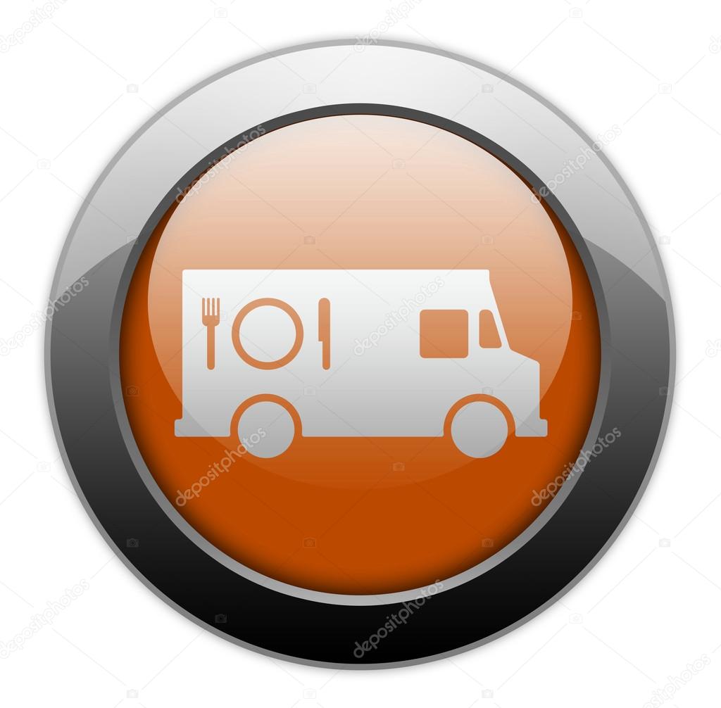 Icon, Button, Pictogram Food Truck