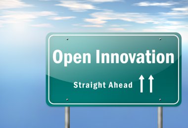 Highway Signpost Open Innovation clipart