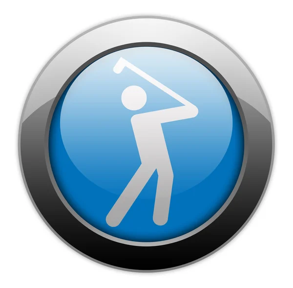 Icon, Button, Pictogram Golfing — Stock Photo, Image