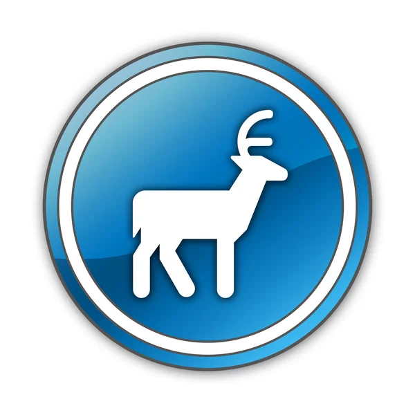 Icon, Button, Pictogram Deer — Stock Photo, Image