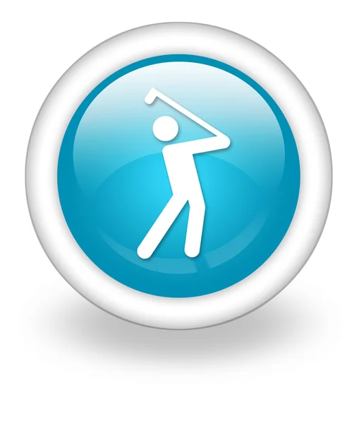 Symbol, Taste, Piktogramm Golf — Stockfoto