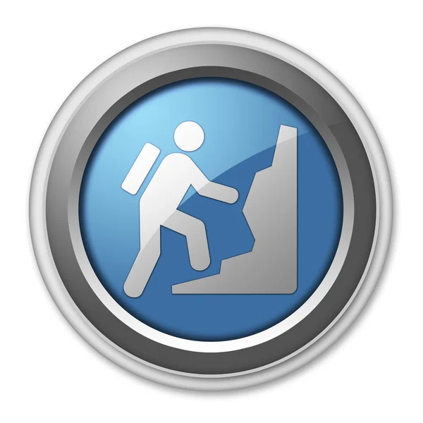 Icon, Button, Pictogram Climbing — Stock Photo, Image
