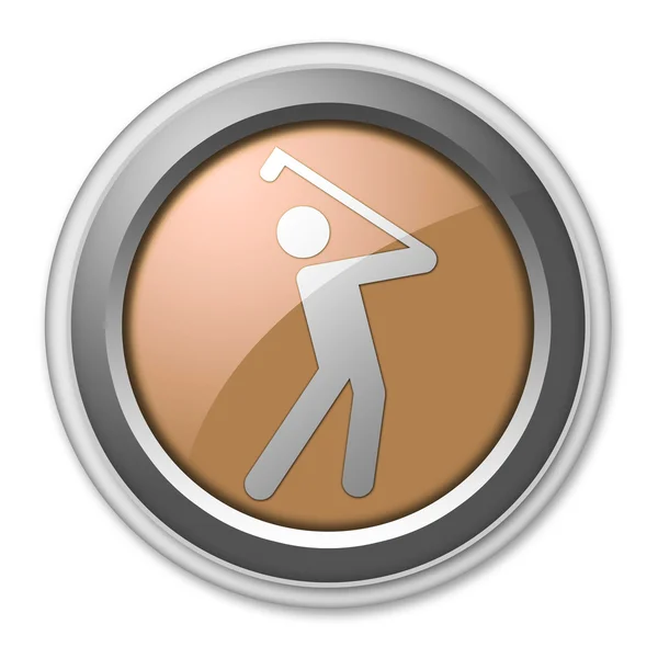 Icon, Button, Pictogram Golfing — Stock Photo, Image