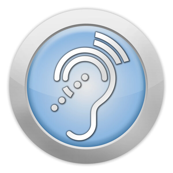 Icon, Button, Pictogram Hearing Impairrment