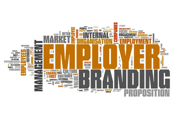 Parola Cloud Employer Branding — Foto Stock