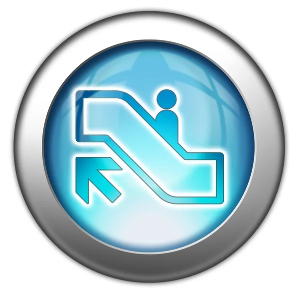 Icon, Button, Pictogram Escalator Up — Stock Photo, Image