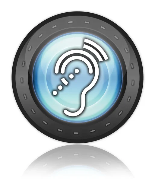 Icon, Button, Pictogram Hearing Impairrment — Stock Photo, Image