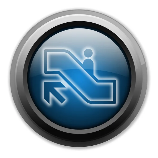 Icon, Button, Pictogram Escalator Up — Stock Photo, Image