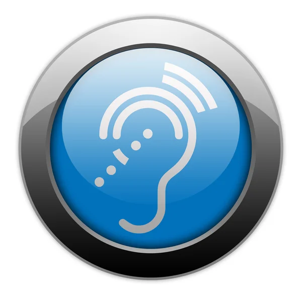 Icon, Button, Pictogram Hearing Impairrment — Stock Photo, Image