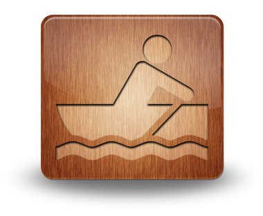 Simge, düğme, piktogram Rowboating