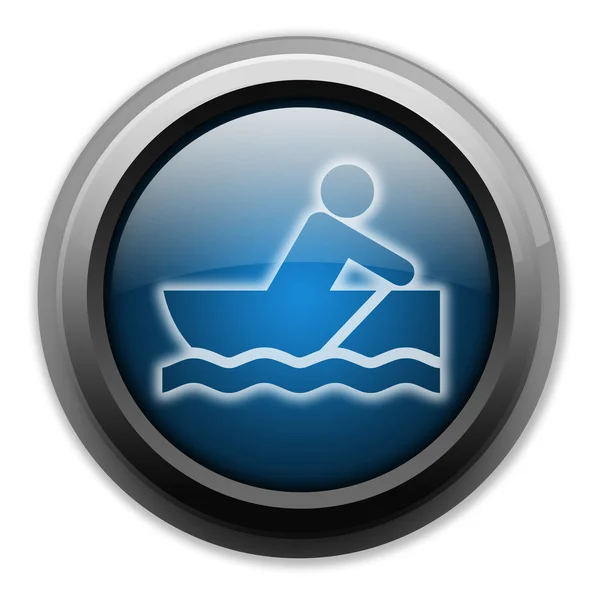 Icon, Button, Pictogram Rowboating — Stock Photo, Image