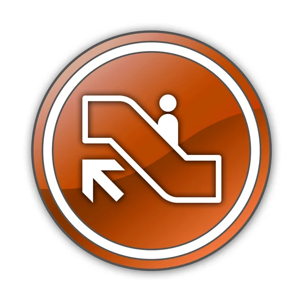 Icon, Button, Pictogram Escalator Up — Stock Photo, Image