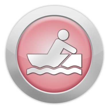 Simge, düğme, piktogram Rowboating