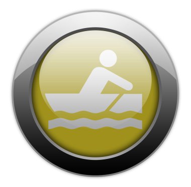 Simge, düğme, piktogram Rowboating