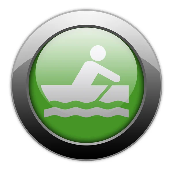 Icono, Botón, Pictograma Rowboating — Foto de Stock