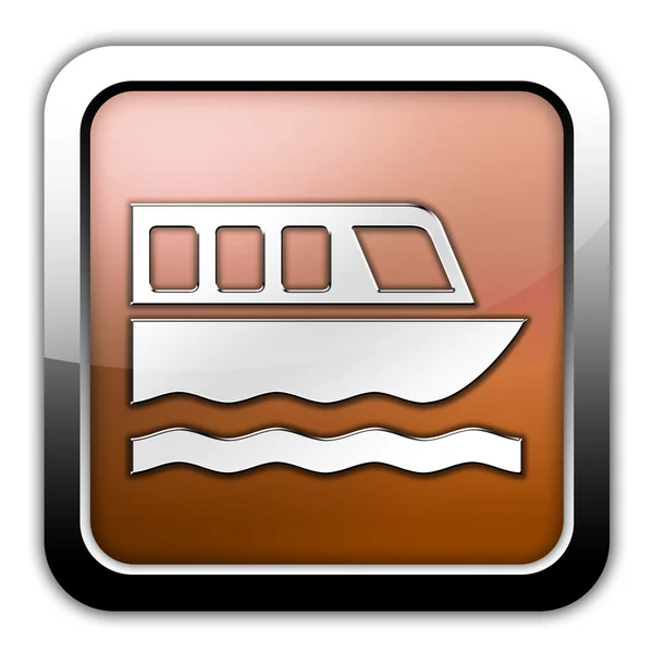 Ikona, przycisk, piktogram Boat Tour — Zdjęcie stockowe