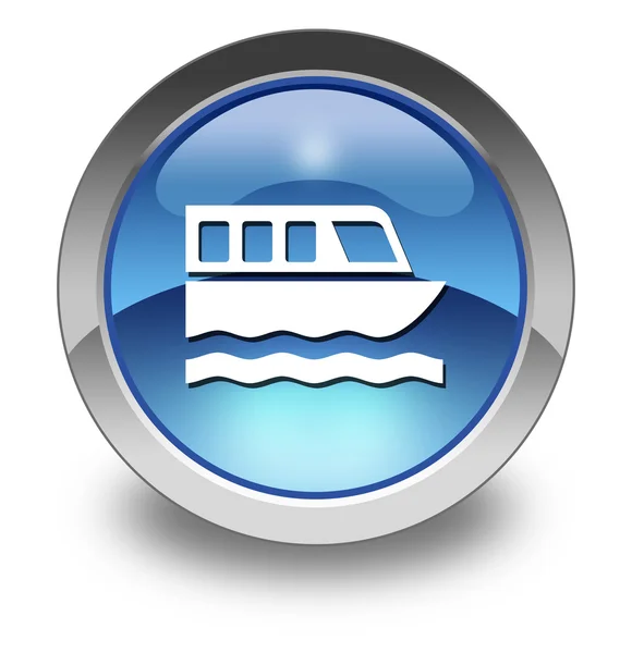Icon, Button, Pictogram Boat Tour — Stock Photo, Image