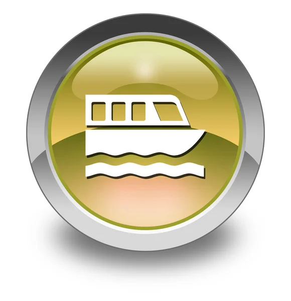 Icon, Button, Pictogram Boat Tour — Stock Photo, Image