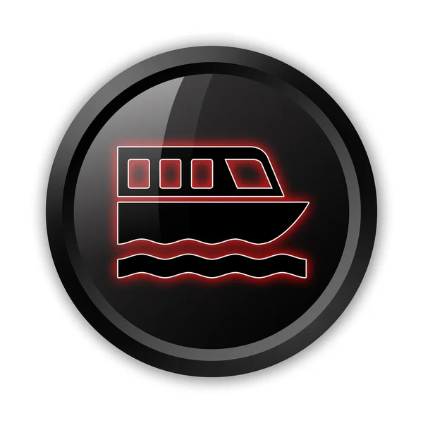 Simge, düğme, piktogram tekne turu — Stok fotoğraf
