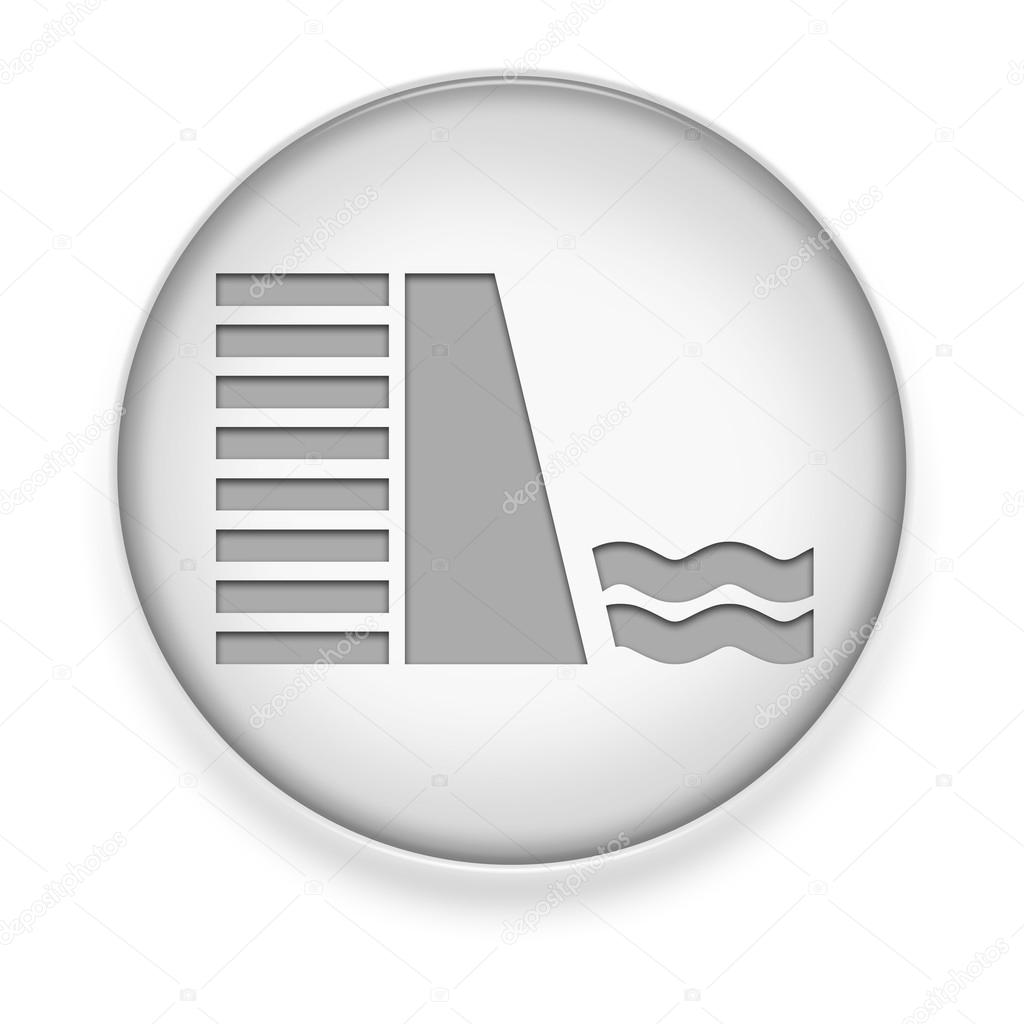Icon, Button, Pictogram Dam