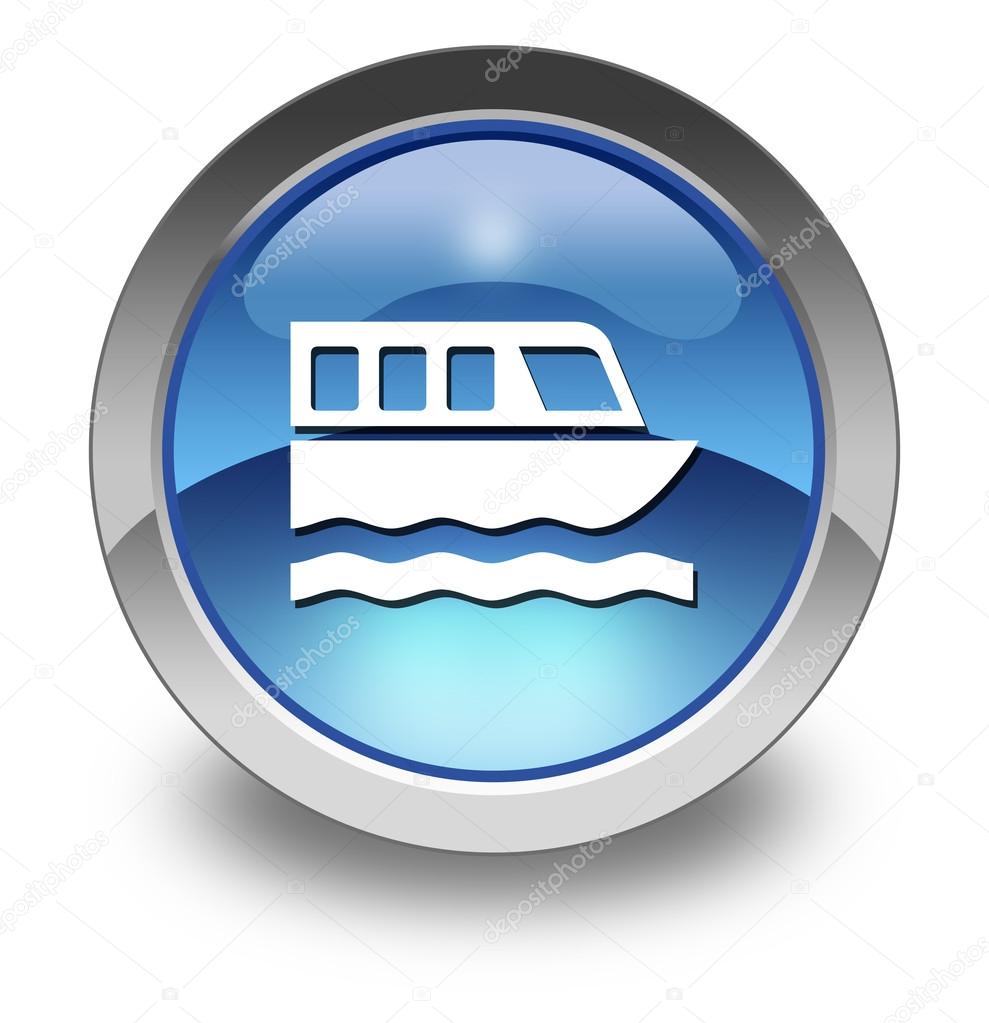 Icon, Button, Pictogram Boat Tour