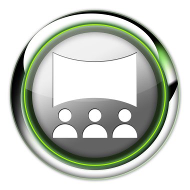 Simge, düğme, piktogram sinema