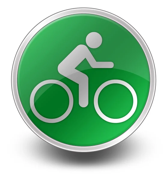 Simge, düğme, piktogram Bisiklet — Stok fotoğraf