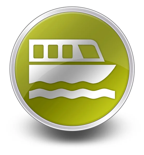 Icon, Button, Pictogram Boat Tour — Stock Photo, Image