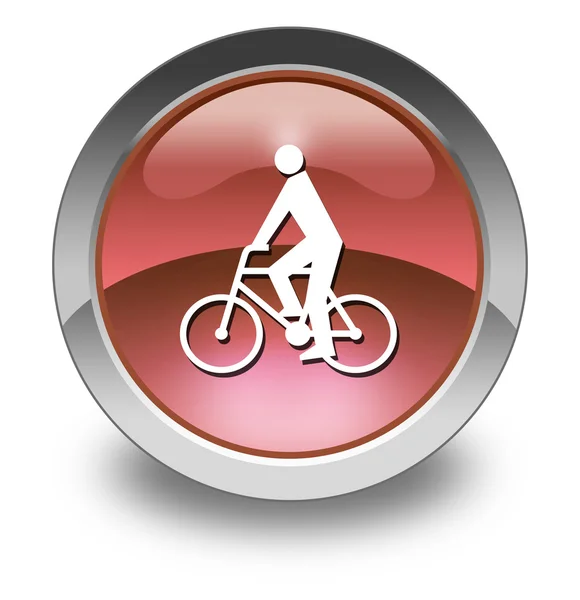 Icon, Button, Pictogram Bicycle — Stock Photo, Image