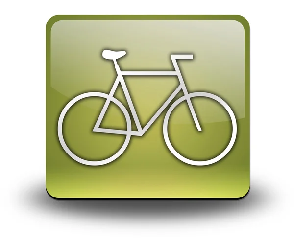 图标，按钮，象形图自行车 — 图库照片