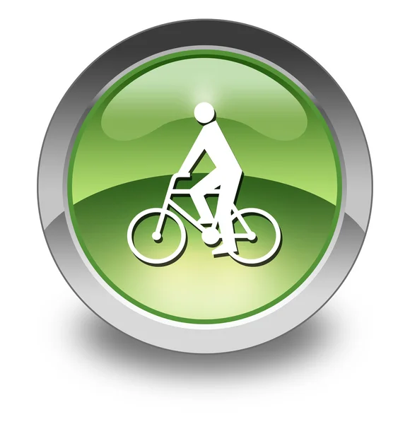 Icon, Button, Pictogram Bicycle — Stock Photo, Image