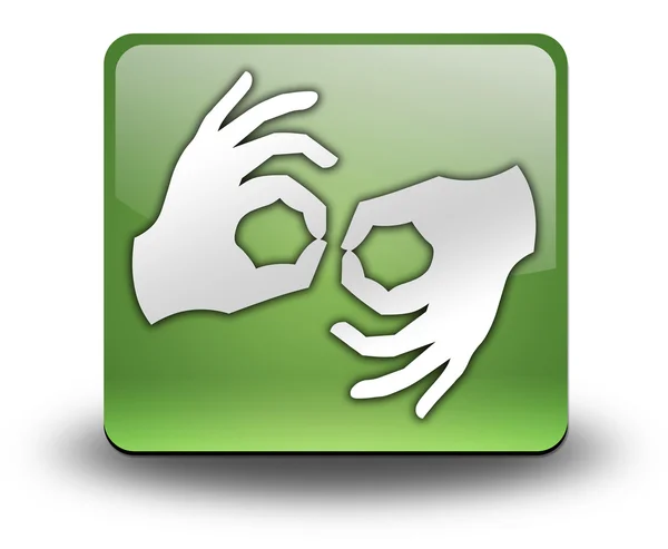 Icon, Button, Pictogram Sign Language — Stock Photo, Image