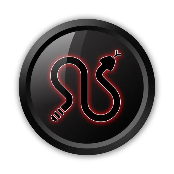 Icon, Button, Pictogram Rattlesnakes — Stock Photo, Image