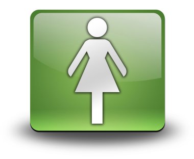 Simge, düğme, piktogram bayanlar tuvalet