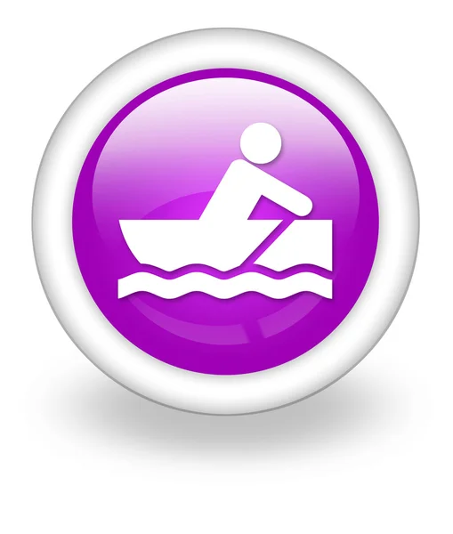Εικονίδιο, κουμπί, εικονόγραμμα Rowboating — Φωτογραφία Αρχείου