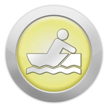 Simge, düğme, piktogram Rowboating